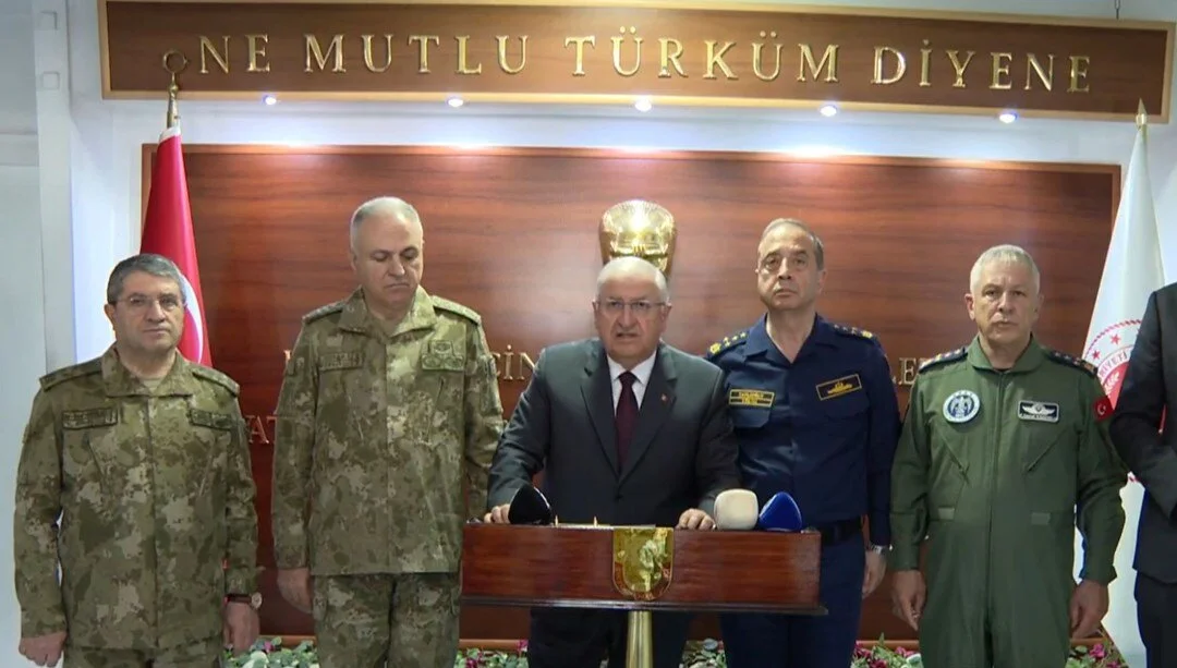 Bakan Güler, şehit uğurlama töreninin ardından konuştu