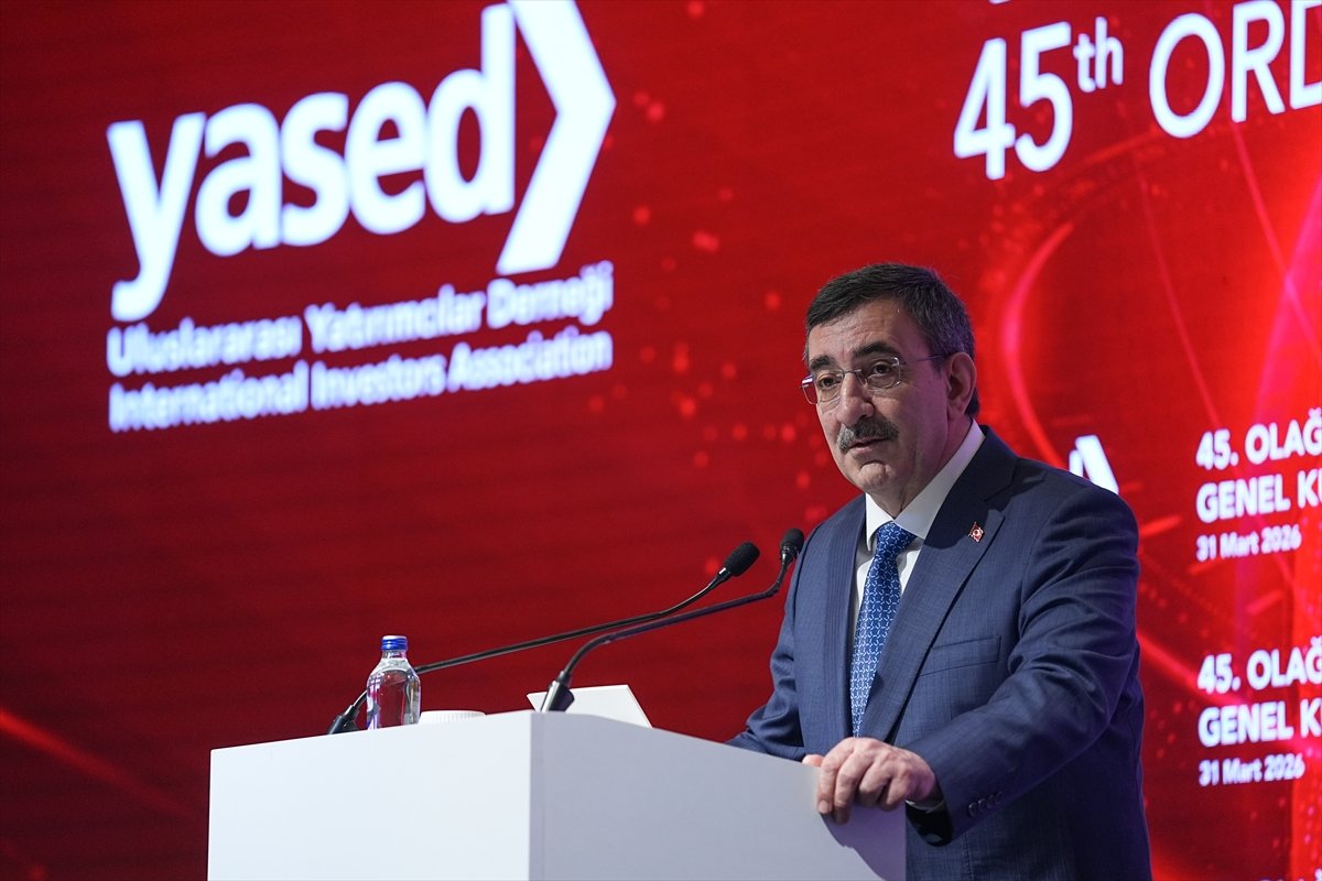 Cumhurbaşkanı Yardımcısı Yılmaz, YASED 45. Olağan Genel Kurulu'nda konuştu