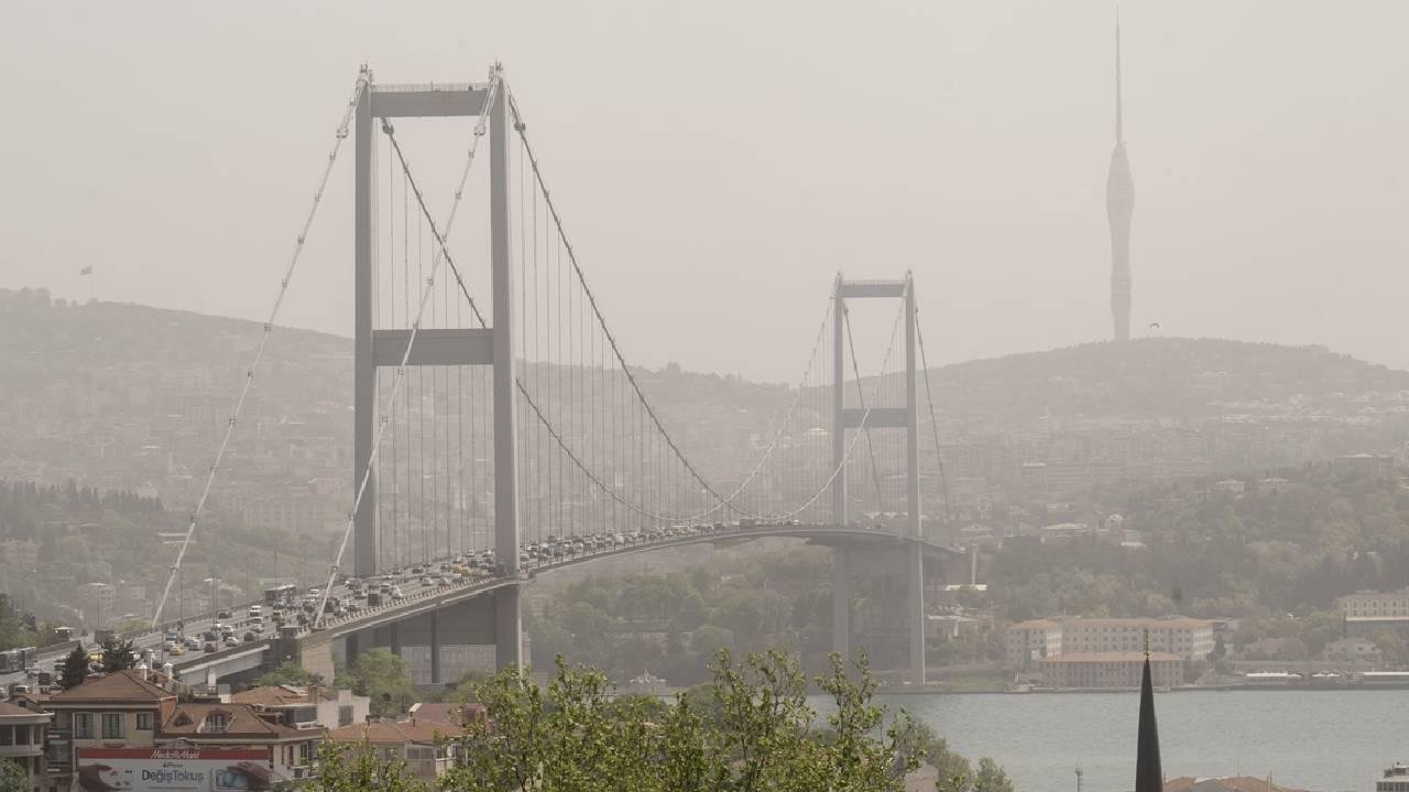 İstanbul, pazar gününe kadar çöl tozunun etkisinde kalacak