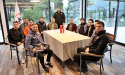 Samsunspor'da bayramlaşma töreni düzenlendi