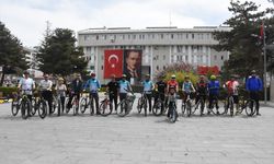 Van'da öğretmenler farkındalık oluşturmak amacıyla pedal çevirdi