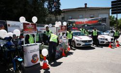 Kastamonu'da Trafik Haftası dolayısıyla çocuklara trafik eğitimi verildi