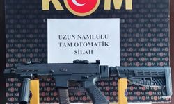 Kastamonu'da uzun namlulu tam otomatik silah ele geçirildi