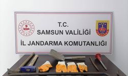 Samsun'da kaçak kazı yapan 5 kişi suçüstü yakalandı