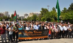 Mardin'de İsrail'in Gazze'ye saldırıları protesto edildi