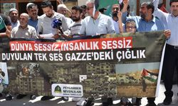 Şırnak'ta, İsrail'in Gazze'ye saldırıları protesto edildi