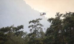 Muğla'daki orman yangınına yönelik müdahale, gece boyunca sürdürüldü