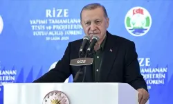 Cumhurbaşkanı Erdoğan Rize'de yeni projelerin açılışını yaptı
