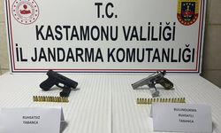 Kastamonu'da ruhsatsız silah operasyonunda 5 zanlı yakalandı