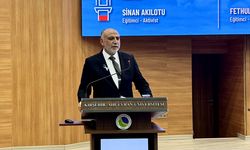 Küresel Sumud Filosu aktivistleri, Kırşehir'de düzenlenen panelde konuştu