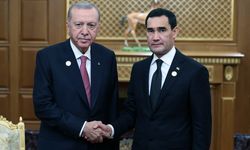 Cumhurbaşkanı Erdoğan Türkmenistan Devlet Başkanı ile görüştü
