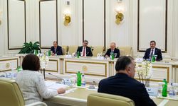 Cumhurbaşkanı Yardımcısı Yılmaz Azerbaycan Meclis Başkanıyla görüştü