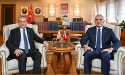 Bakan Ersoy KKTC Başbakan Yardımcısı Ataloğlu'yla görüştü