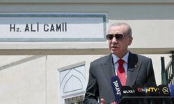 Cumhurbaşkanı Erdoğan, cuma namazını Hz. Ali Camisi'nde kıldı