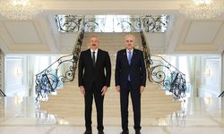 TBMM Başkanı Kurtulmuş, Cumhurbaşkanı Aliyev tarafından kabul edildi