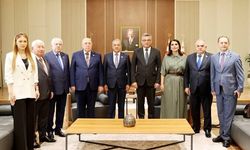 KKTC Cumhurbaşkanı Erhürman, Azerbaycan Milli Meclisi heyetlerini kabul etti