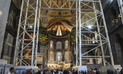 Ayasofya-i Kebir Cami-i Şerifi'nin restorasyon projesinde yeni aşamaya geçiliyor