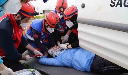 Diyarbakır UMKE ekibi bu yılın ilk tatbikatını gerçekleştirdi