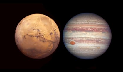 Mars ve Jüpiter arasındaki en yakın buluşma bu hafta gerçekleşiyor
