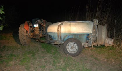 Çanakkale'de devrilen traktörün altında kalan sürücü öldü