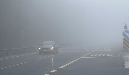 Bolu Dağı'nda sis etkili oldu