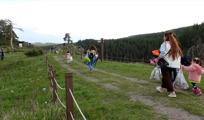 Kars'taki "eko turizm" alanında hafta sonu yoğunluğu yaşandı