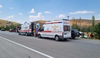 Çorum’da iki araç çarpıştı 7 kişi yaralandı