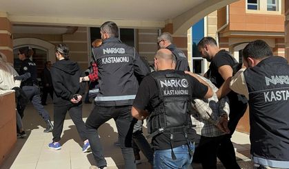 Kastamonu'da uyuşturucuyla yakalananlar tutuklandı