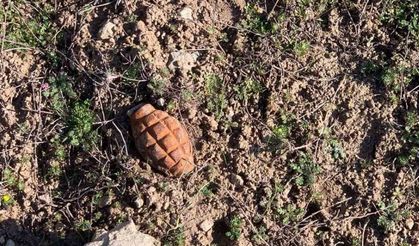 Adana'da toprağa gömülü 4 el bombası bulundu