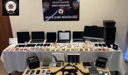 Bilecik'te 58 milyonluk dolandırıcılık çetesi çökertildi