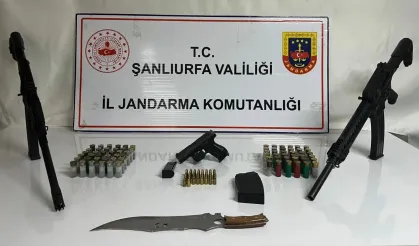 Şanlıurfa'da silah kaçakçılığı operasyonu