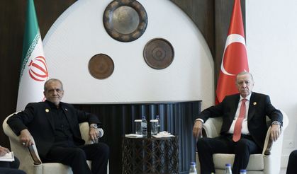 Cumhurbaşkanı Erdoğan, İranlı mevkidaşı Pezeşkiyan ile görüştü