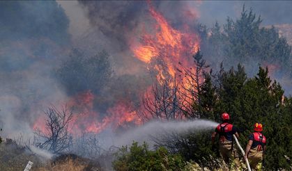 Buca’daki orman yangınına müdahale sürüyor
