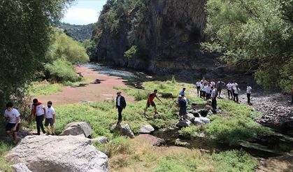Manisa'da Adala Kanyonu, doğaseverlerin yeni rotası oldu