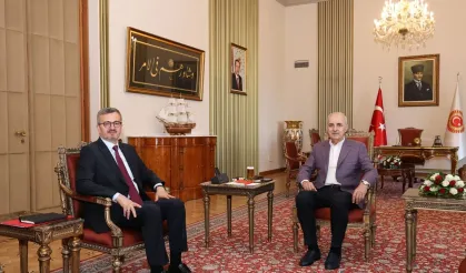 Başkan Kurtulmuş, İletişim Başkanı Duran'ı kabul etti