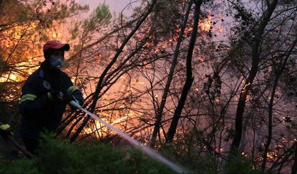 Yunanistan'da çıkan yangında 3 yerleşim tahliye edildi