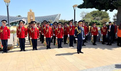 Bakü'de 30 Ağustos Zafer Bayramı törenle kutlandı