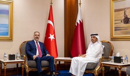 Dışişleri Bakanı Fidan, Doha'da Katarlı mevkidaşı Al Sani ile bir araya geldi