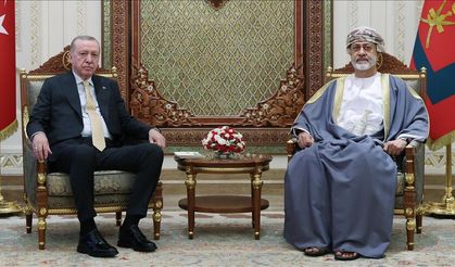 Cumhurbaşkanı Erdoğan Umman Sultanı ile görüştü