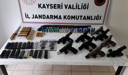 Kayseri’de yasa dışı silah ticaretine baskın