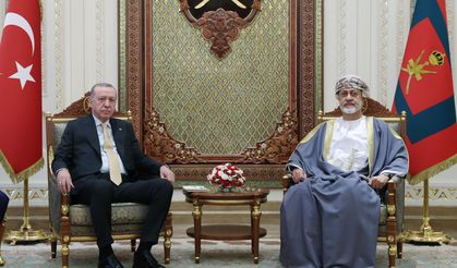 Umman Sultanı Cumhurbaşkanı Erdoğan onuruna yemek verdi