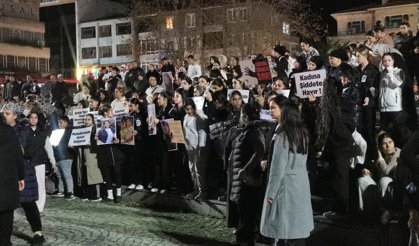 Kırklareli'nde Rümeysa Sanpur'un öldürülmesi protesto edildi
