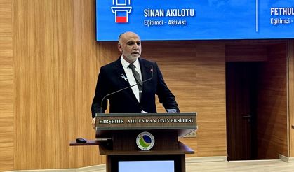 Küresel Sumud Filosu aktivistleri, Kırşehir'de düzenlenen panelde konuştu