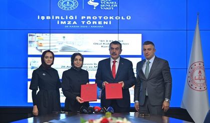 MEB ve Şenler Vakfı’ndan kütüphane işbirliği