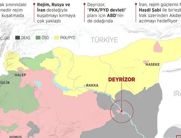 Deyrizor'da çatışmalar yaşanıyor: Terör örgütü  PKK/YPG iyice köşeye sıkıştı