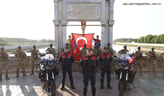 Edirne'de, Jandarma Teşkilatının 185'inci kuruluş yıl dönümü etkinliklerle kutlandı