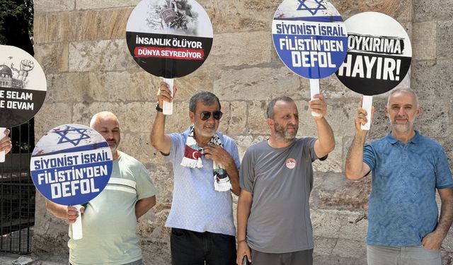 Netanyahu'nun ABD Kongresi'ndeki konuşması Bursa ve çevre illerde protesto edildi