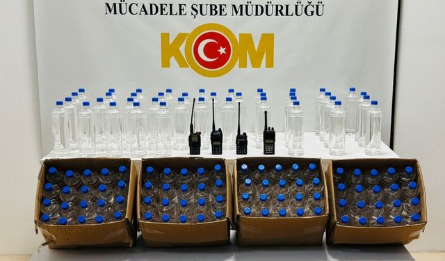 Samsun'da 200 litre etil alkol ele geçirildi