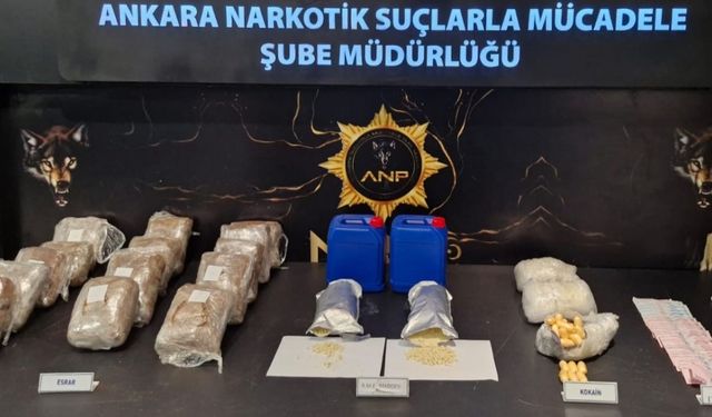 Ankara'da uyuşturucu operasyonları kapsamında 7 kişi gözaltına alındı