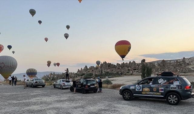 Doğu-Batı Dostluk ve İpek Yolu Rallisi Göreme'den yeniden yola çıktı